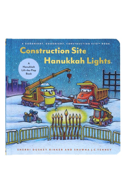 'Construction Site Hanukkah Lights' Board Book