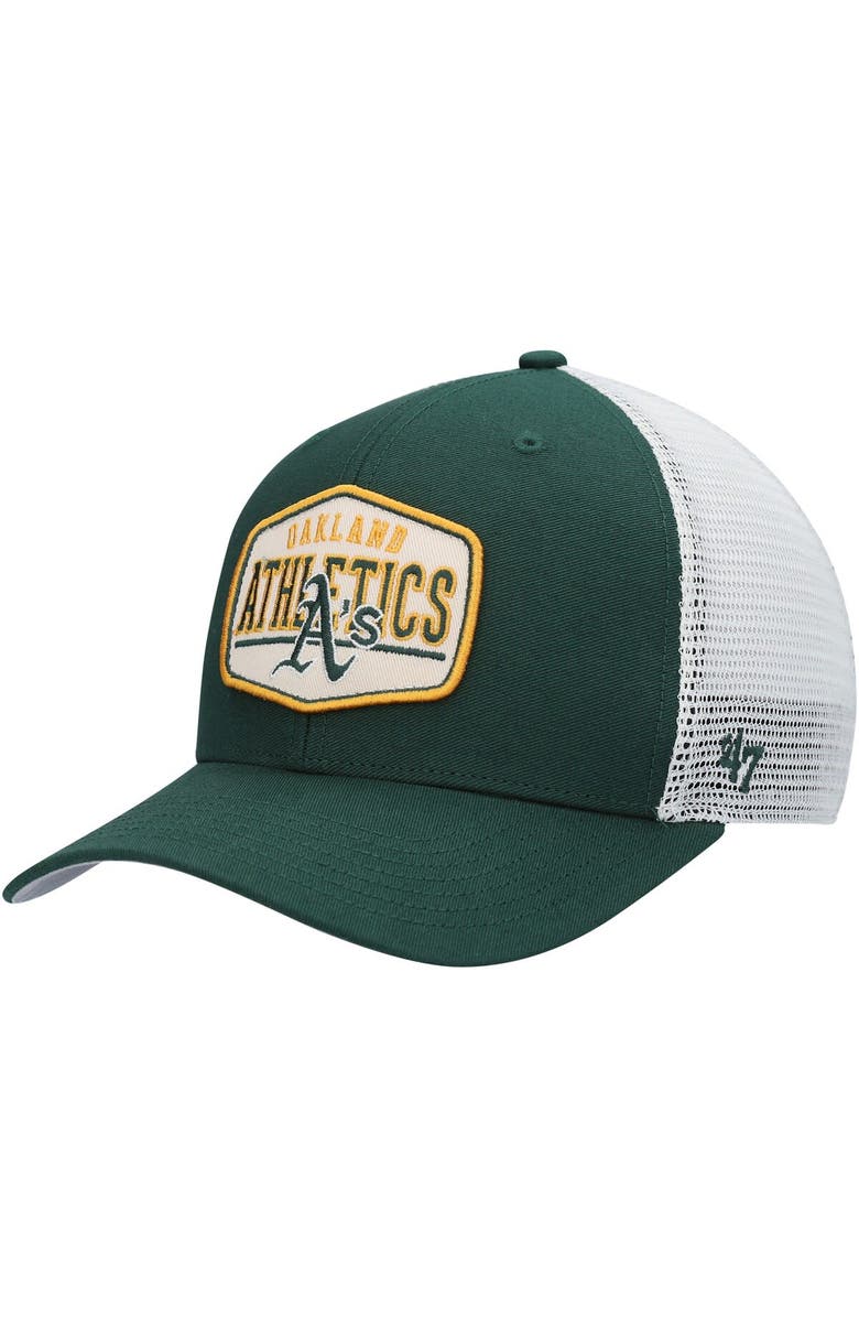 '47 Men's '47 Green Oakland Athletics Shumay MVP Snapback Adjustable Hat, Main, color,