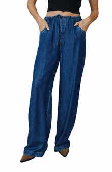 Drawstring Waist Jeans