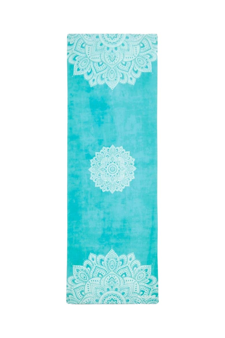 Combo Yoga Mat 5.5mm- 2-in-1, Main, color, Mandala Turquoise