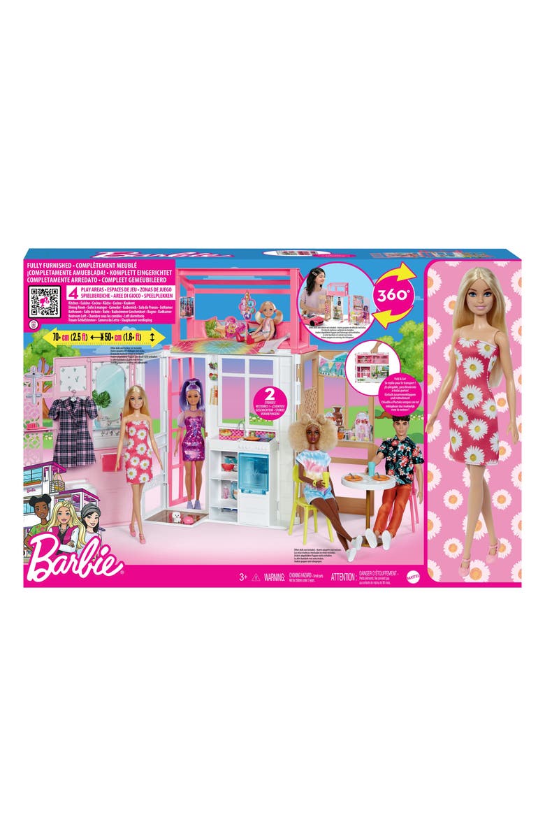 Mattel Barbie<sup>®</sup> Dollhouse Playset, Main, color,