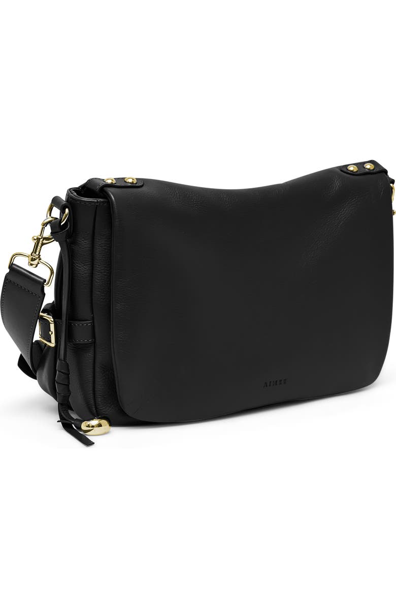 AIMEE Gramercy Messenger Bag, Alternate, color, Black