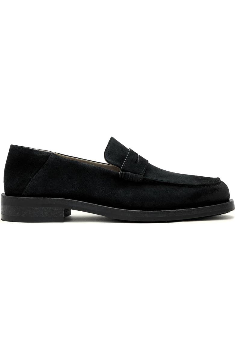 AllSaints Bloom Convertible Penny Loafer, Alternate, color, Black