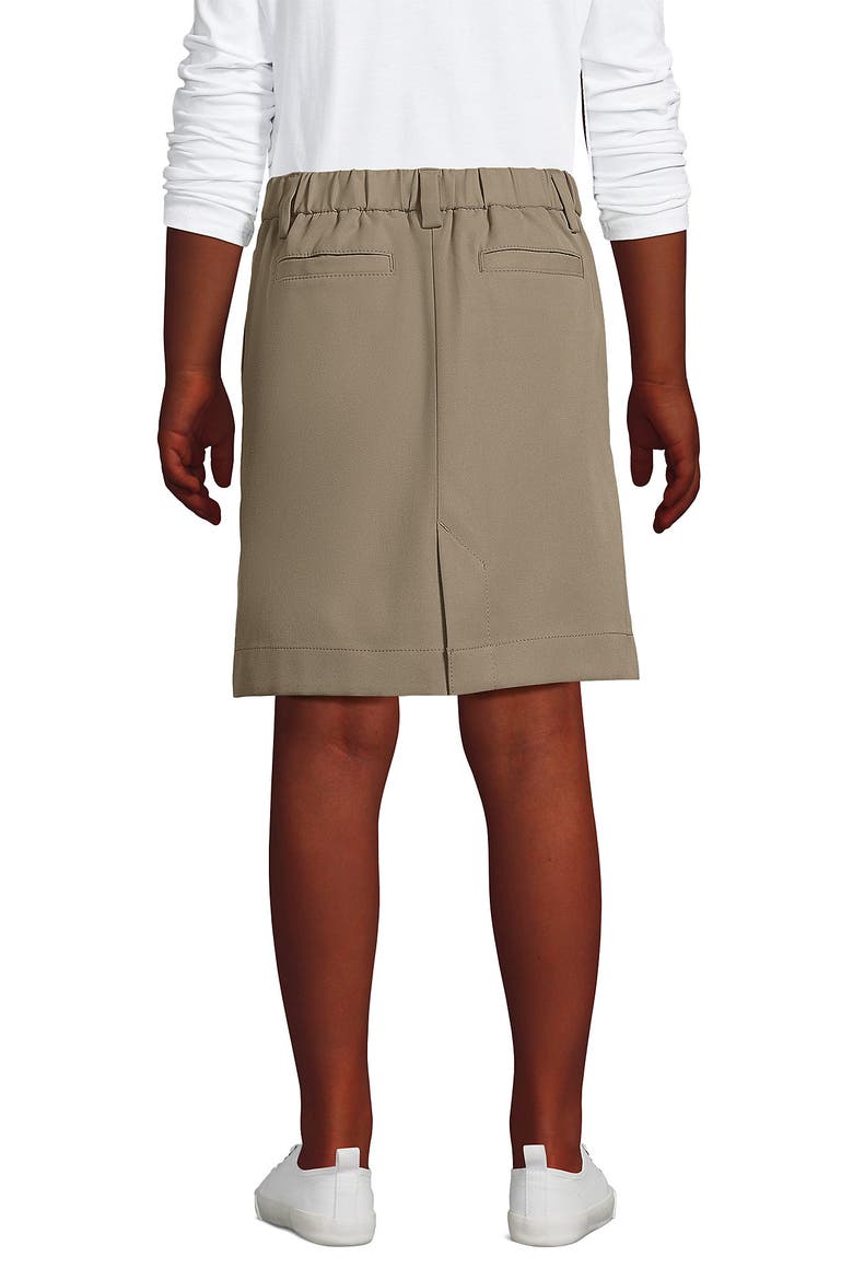 School Uniform Girls Active Chino Skort Top of the Knee, Alternate, color, Khaki