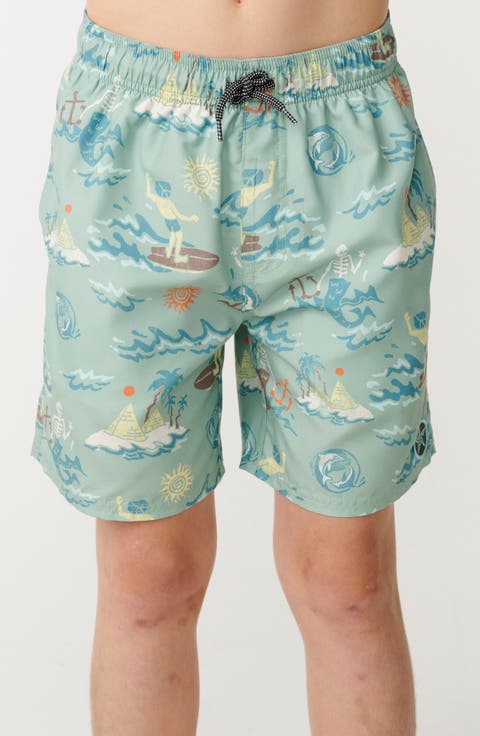 Kids' Tuals Volley Swim Trunks