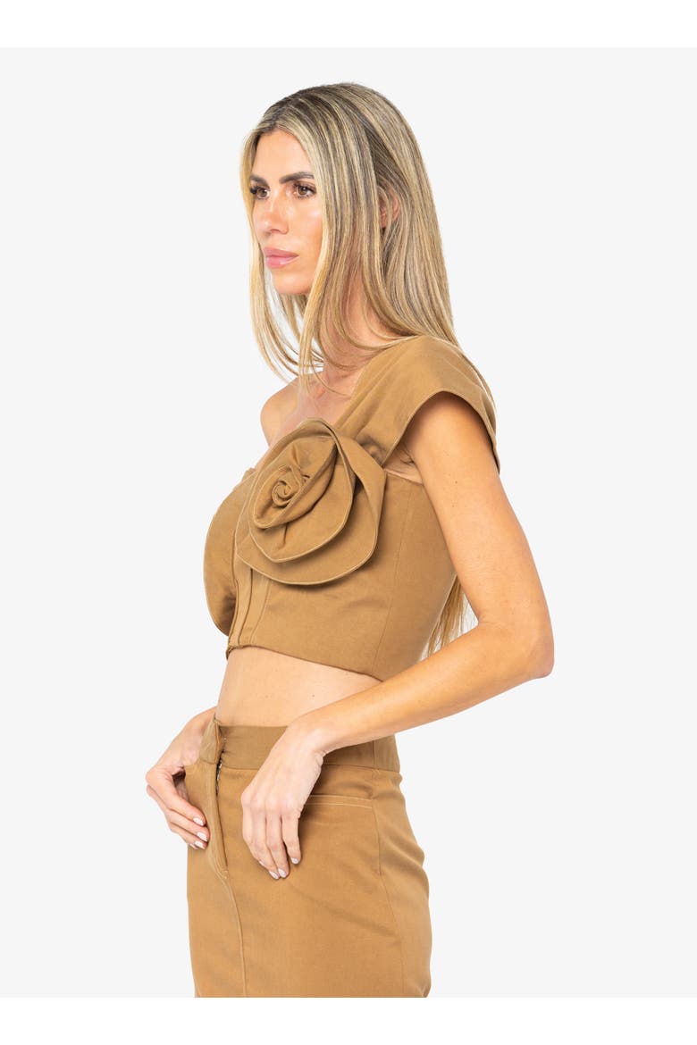 Blaire Top, Alternate, color, Caramel