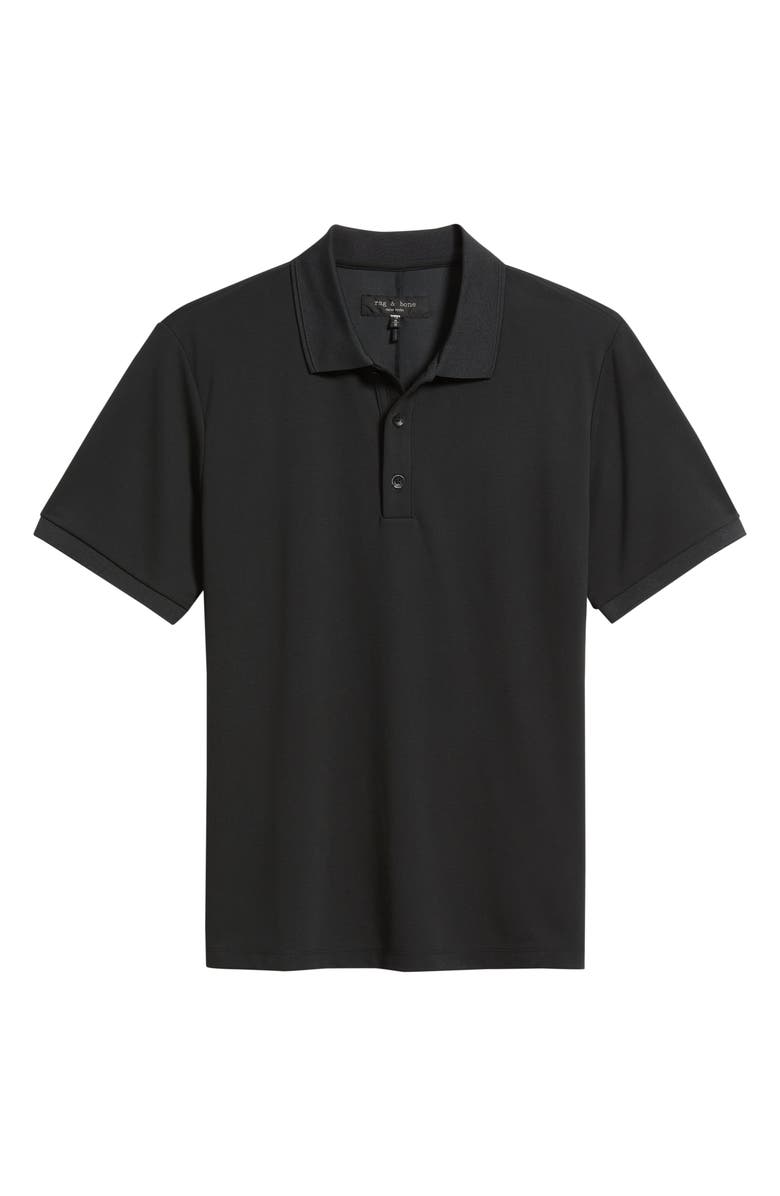 rag & bone Slim Fit Tech Piqué Polo, Alternate, color, 