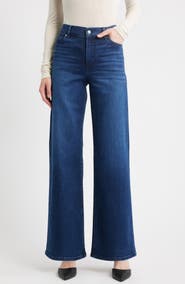 FRAME Le Slim Palazzo High Waist Wide Leg Jeans