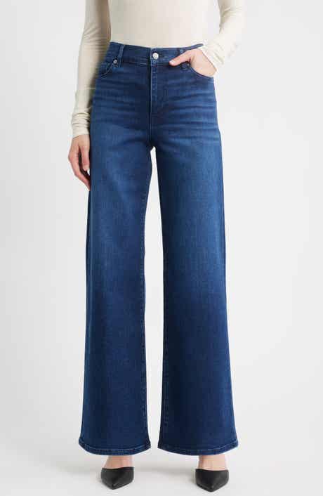 FRAME Le Slim Palazzo High Waist Wide Leg Jeans