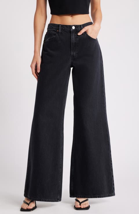 Easy Wide Flare Jeans (Inkwell)