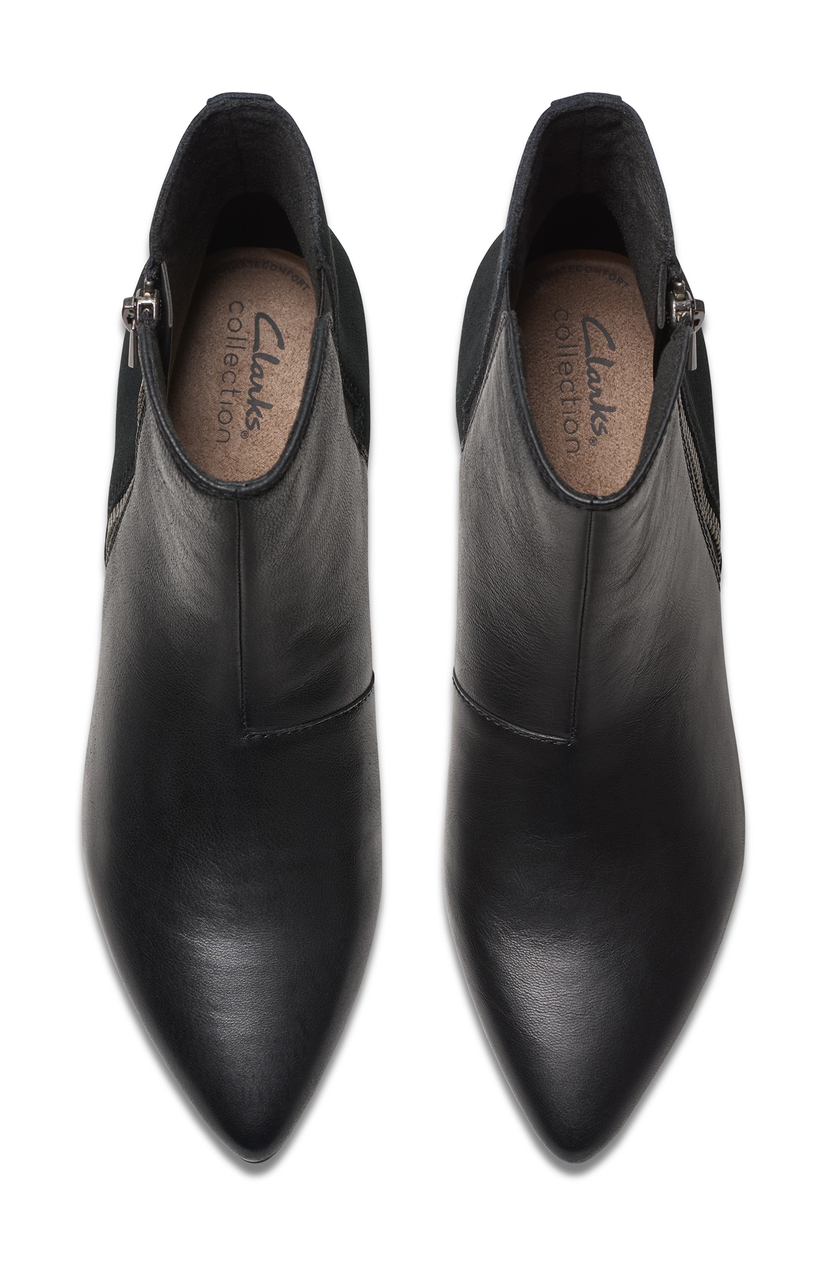 Clarks<sup>®</sup> Ellanie Vibe Boot, Alternate, color, Black Leather