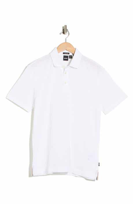 BOSS Press Cotton & Linen Blend Polo