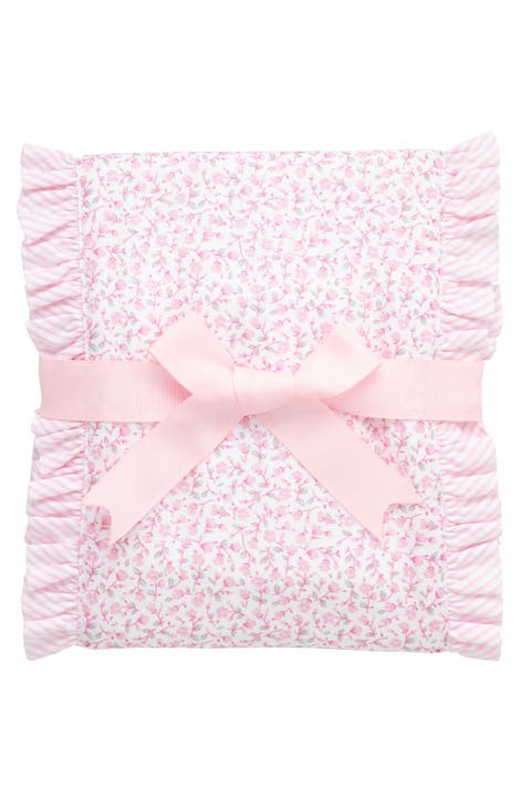Floral Fancy Fabric Burp Cloth