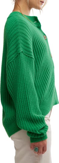 Cocoa Rib Henley Sweater