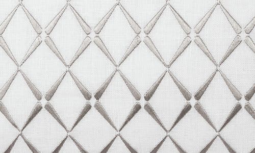 Sferra Amaro Accent Pillow In White/grey