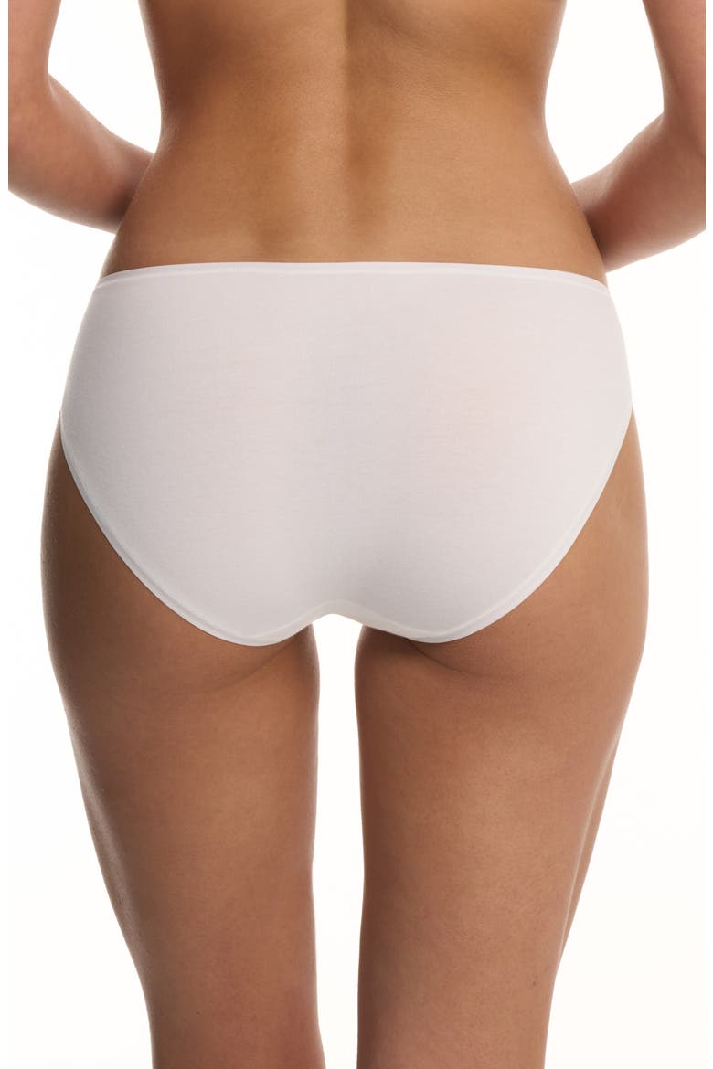 Bliss Bare Cotton Bikini, Alternate, color, WHITE
