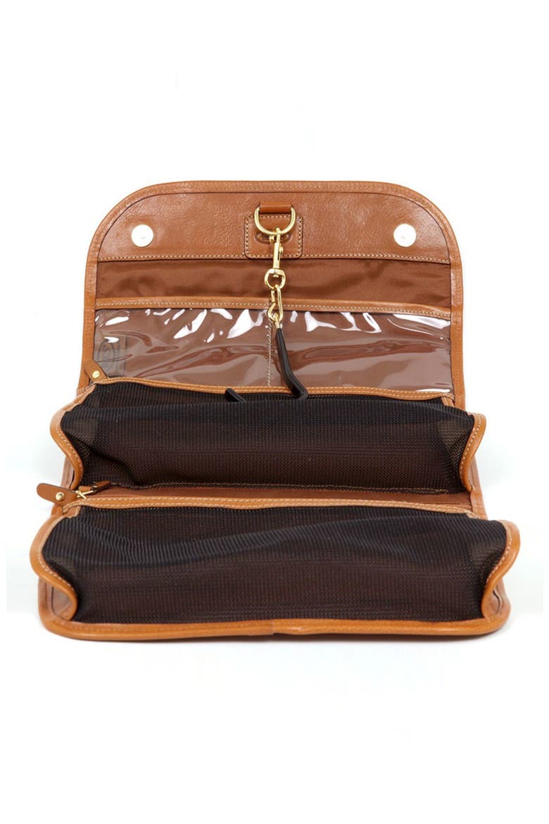 'Pelle' Trifold Travel Kit, Alternate, color, LEATHER