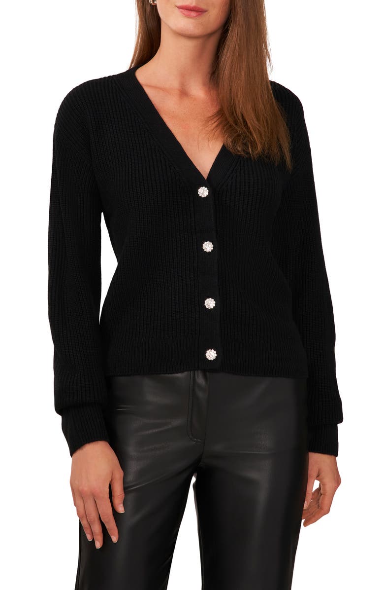 Halogen<sup>®</sup> Embellished Button Cardigan, Main, color,