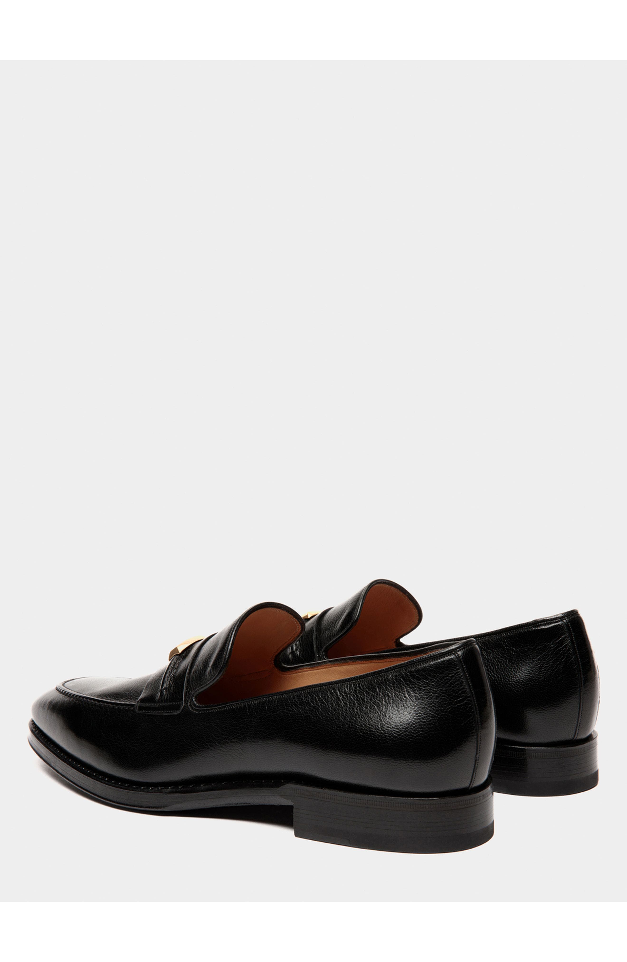 Bally Scribe Loafer in Grained Leather, Alternate, color, 
