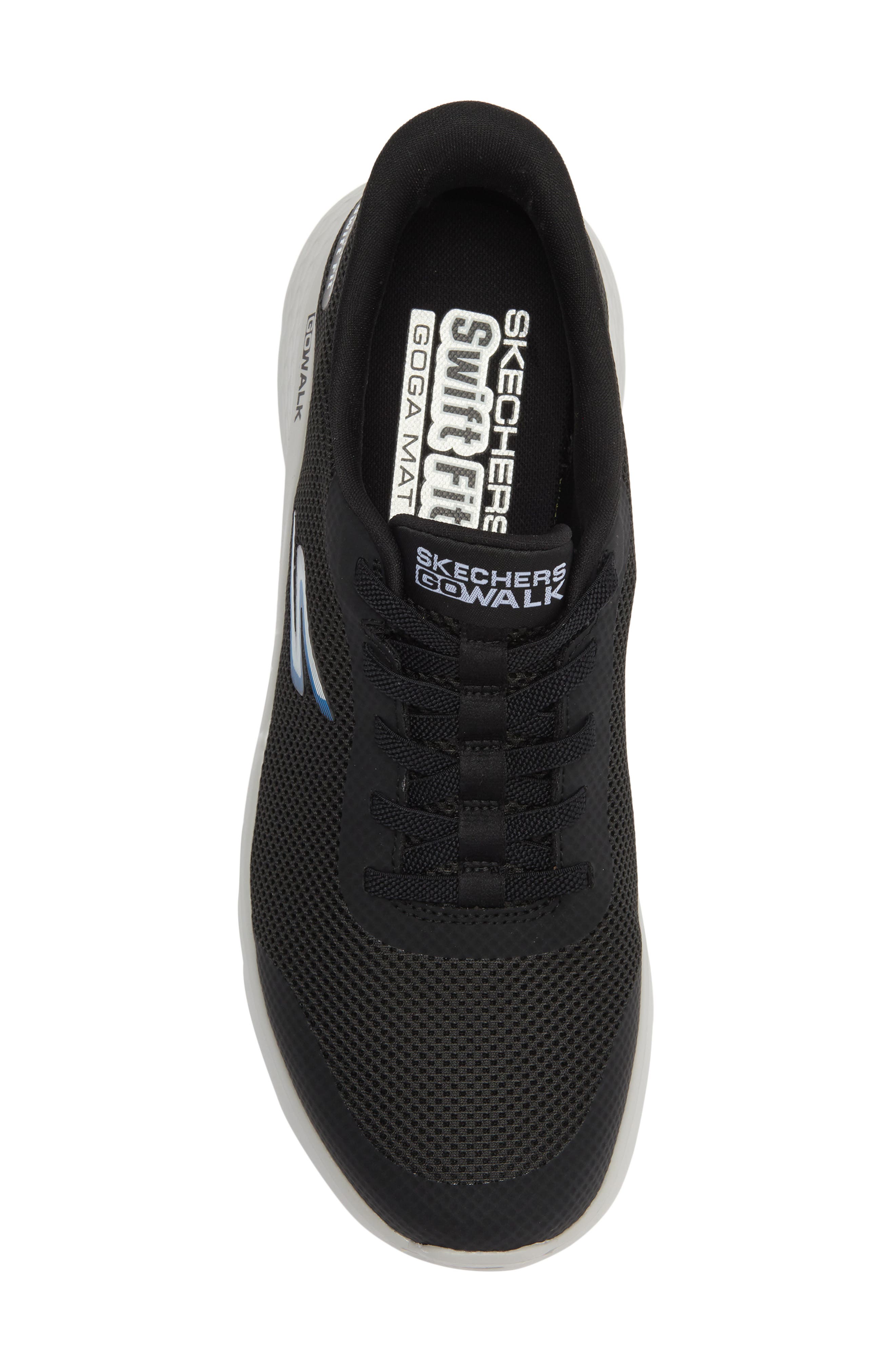 SKECHERS Slip-ins: GO WALK Flex Hands Up Sneaker, Alternate, color, Black Grey