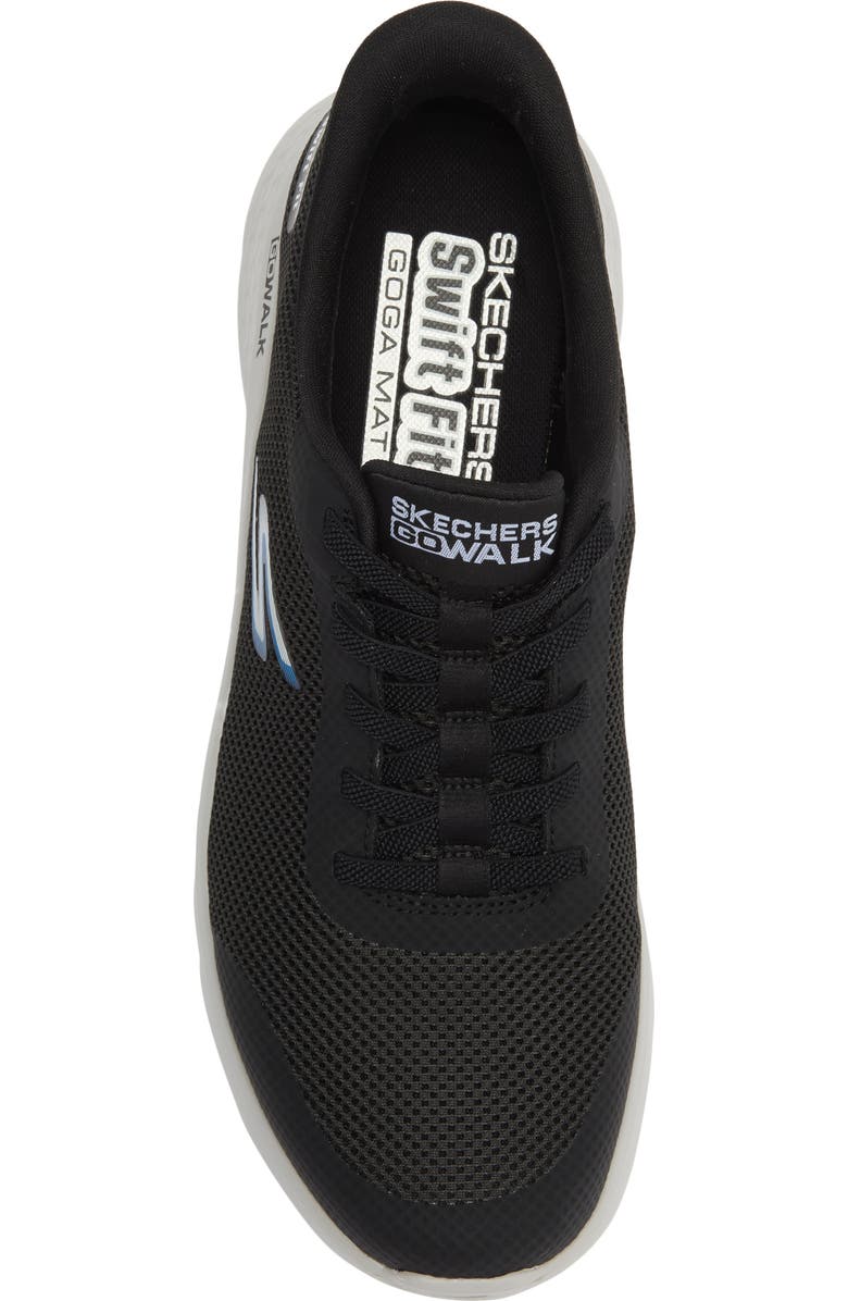 SKECHERS Slip-ins: GO WALK Flex Hands Up Sneaker, Alternate, color, Black Grey