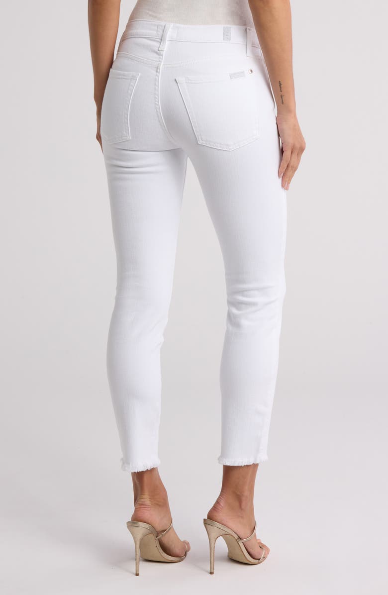 7 For All Mankind Roxanne High Waist Ankle Skinny Jeans, Alternate, color, Whtfashion