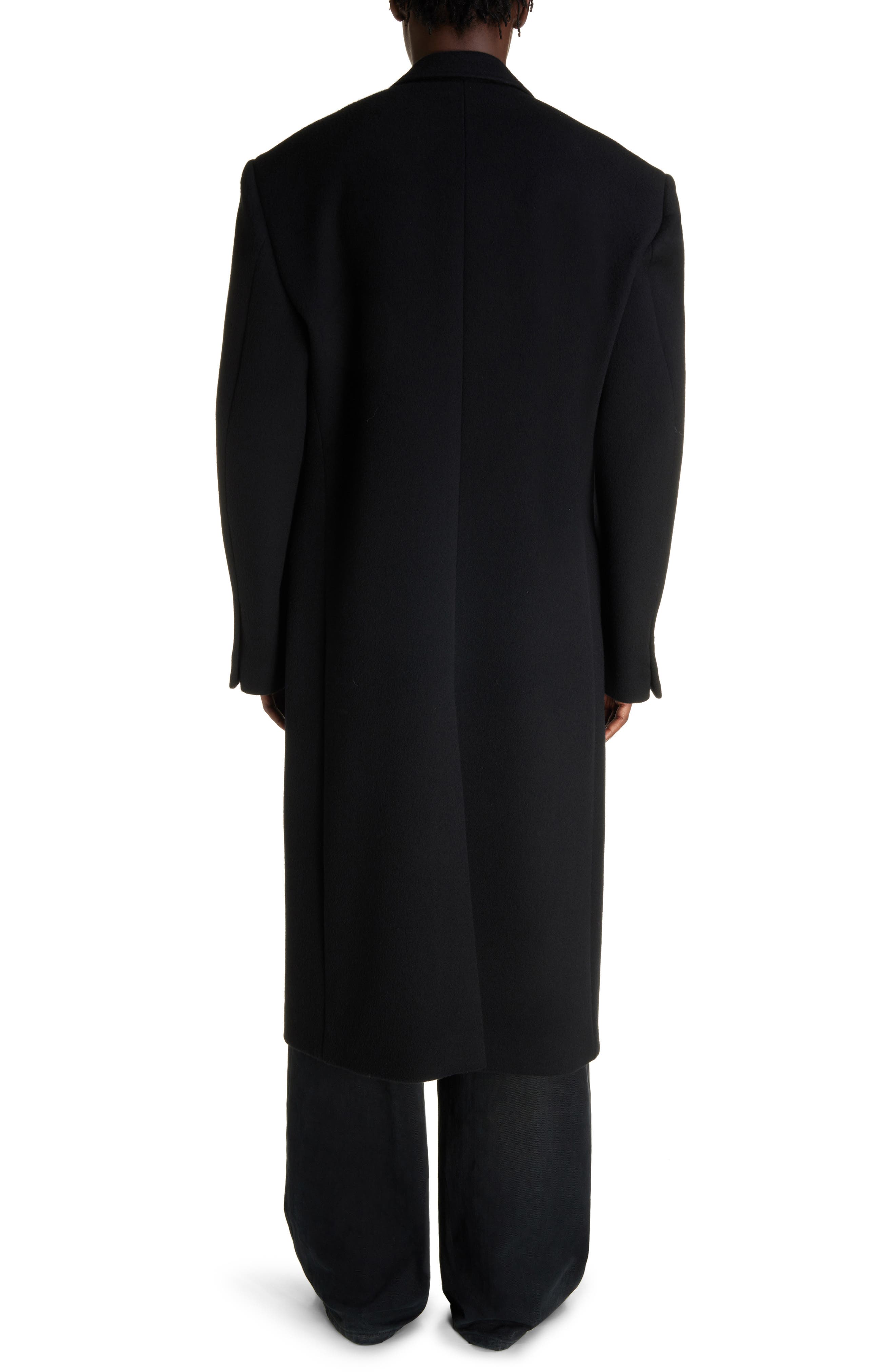 Balenciaga Double Breasted Wool Topcoat — фото 3