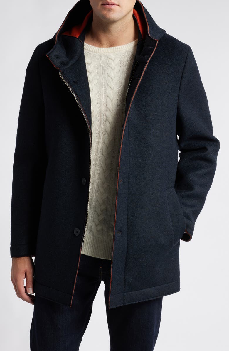 johnnie-O Gerald Hooded Car Coat, Main, color,