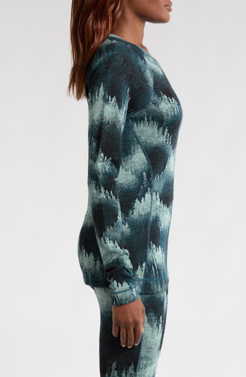 Smartwool Intraknit™ Thermal Max Merino Wool Base Layer Pullover In Twilight Foggy Pines