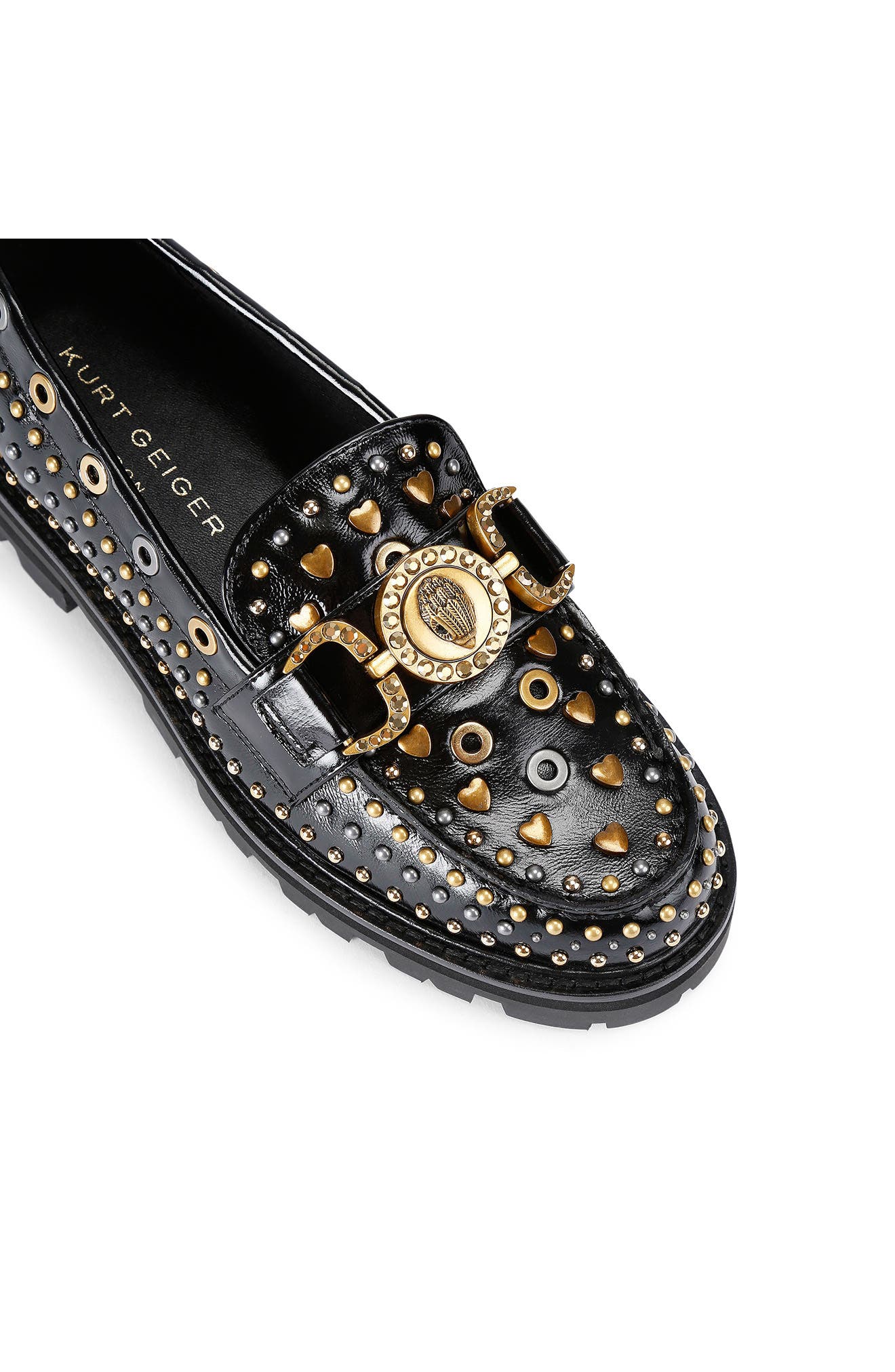 Kurt Geiger London Mansion Stud Loafer, Alternate, color, 