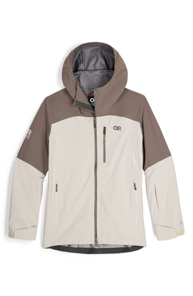 Outdoor Research CloudChaser 3L Waterproof Snow Jacket, Alternate, color, Oyster/ Sable