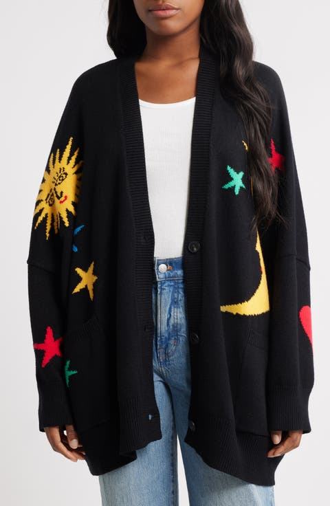 Celestial Oversize Cardigan