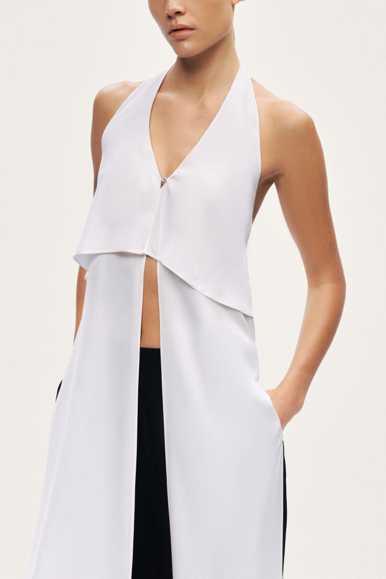 Layered Halter Blouse, Alternate, color, Ivory