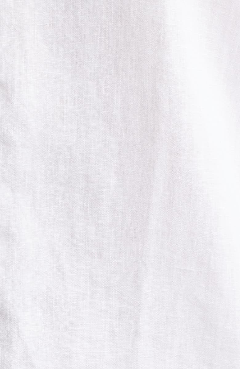 Peter Millar Astino Lino Tailored Fit Linen Button-Up Shirt, Alternate, color, White