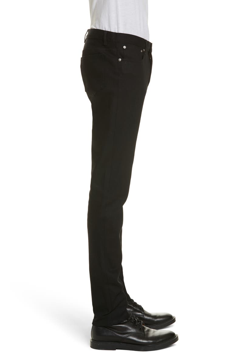 Petit New Standard Stretch Skinny Fit Jeans, Alternate, color, BLACK