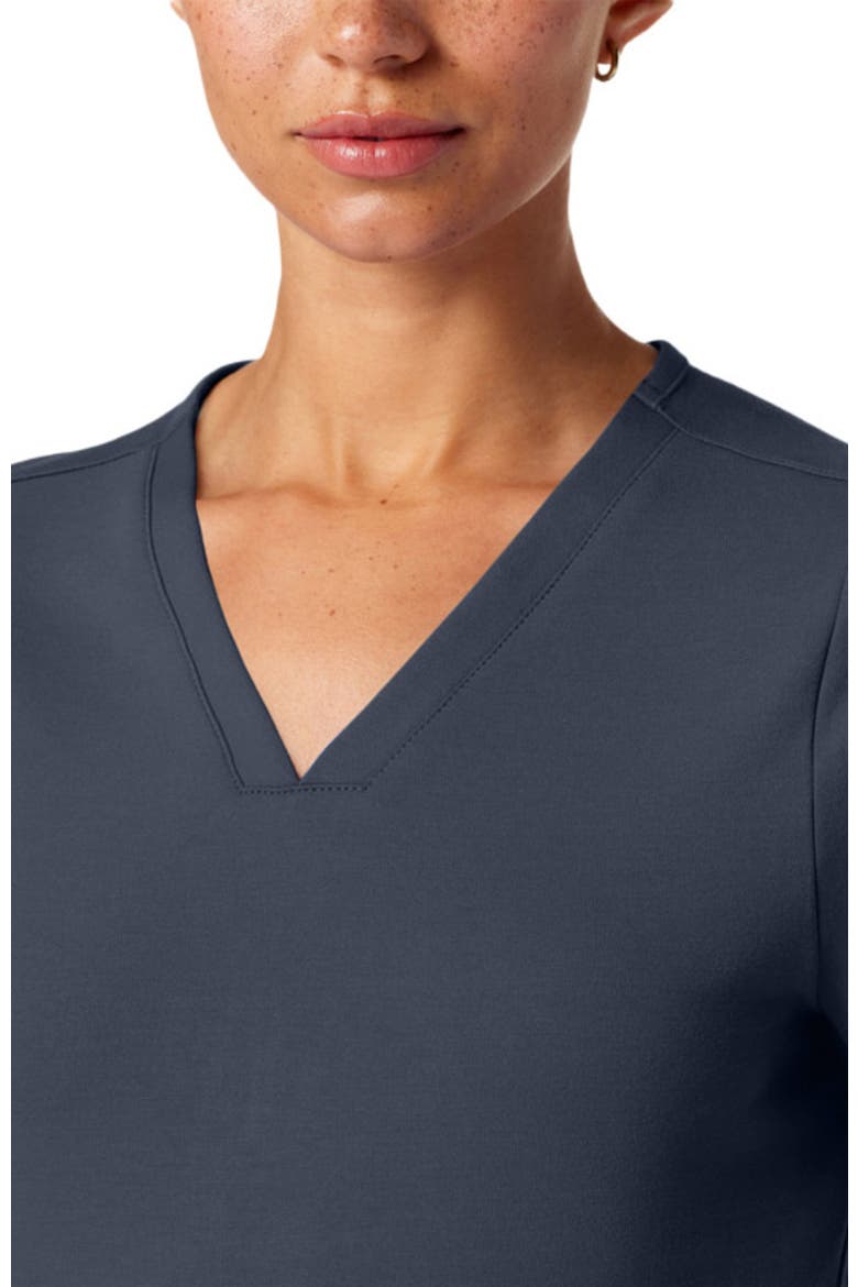 Ceri Women's 6-Pocket Classic Scrub Jacket, Alternate, color, Carbon Gray