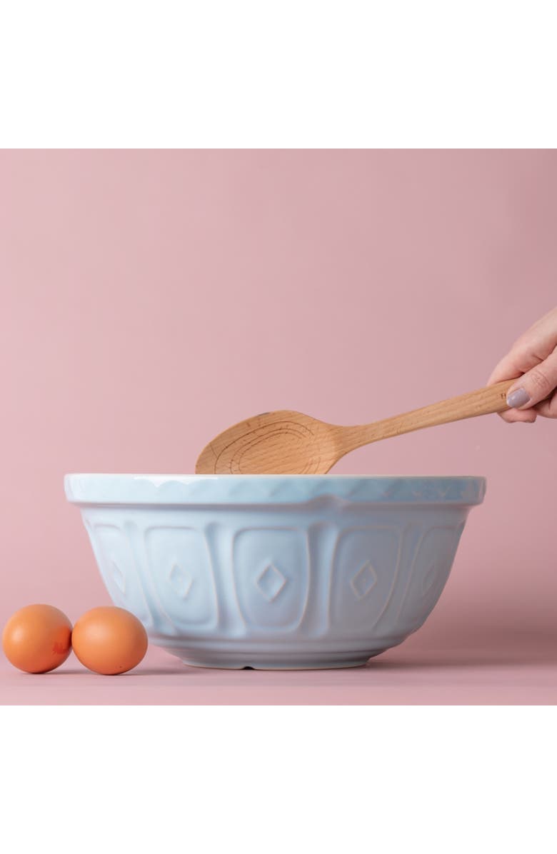 MASON CASH Color Mix Powder Blue Size 12 Mixing Bowl, 4.25 Quart, Alternate, color, Powder Blue