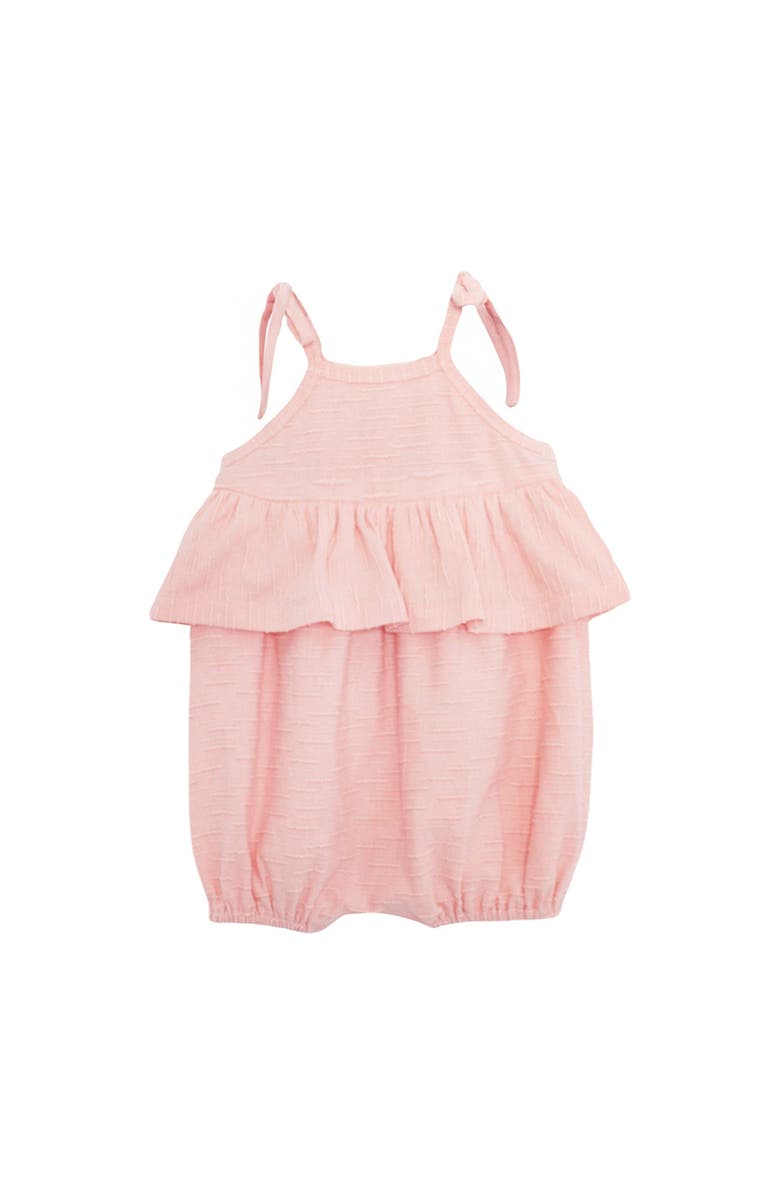 Mabel + Honey Pinky Linky Sleeveless with Knot Detail Romper, Alternate, color, Pink