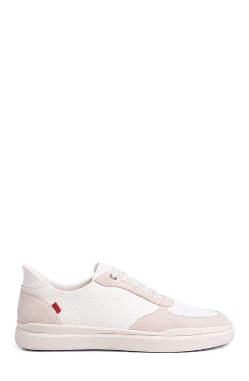 Marc Joseph New York Main Street Hands Free Technology Leather Sneaker In White