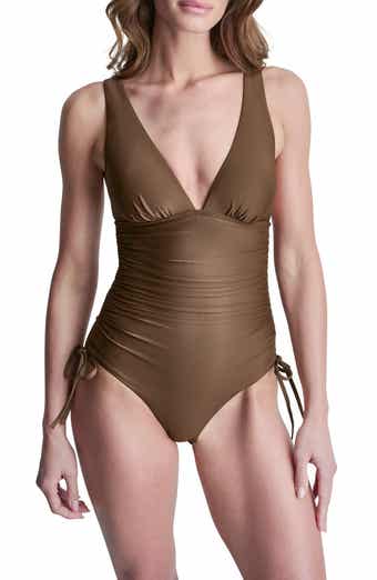Plunge One-Piece Swimsuit
