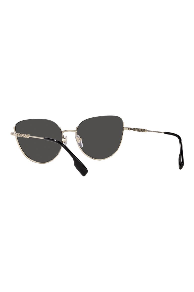 Harper 58mm Cat Eye Sunglasses, Alternate, color, DARK GREY