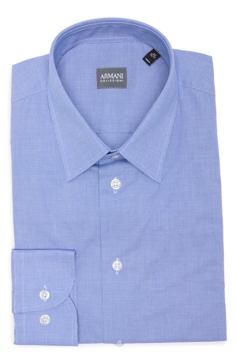 Men s Blue Slim Fit Dress Shirts Nordstrom Rack