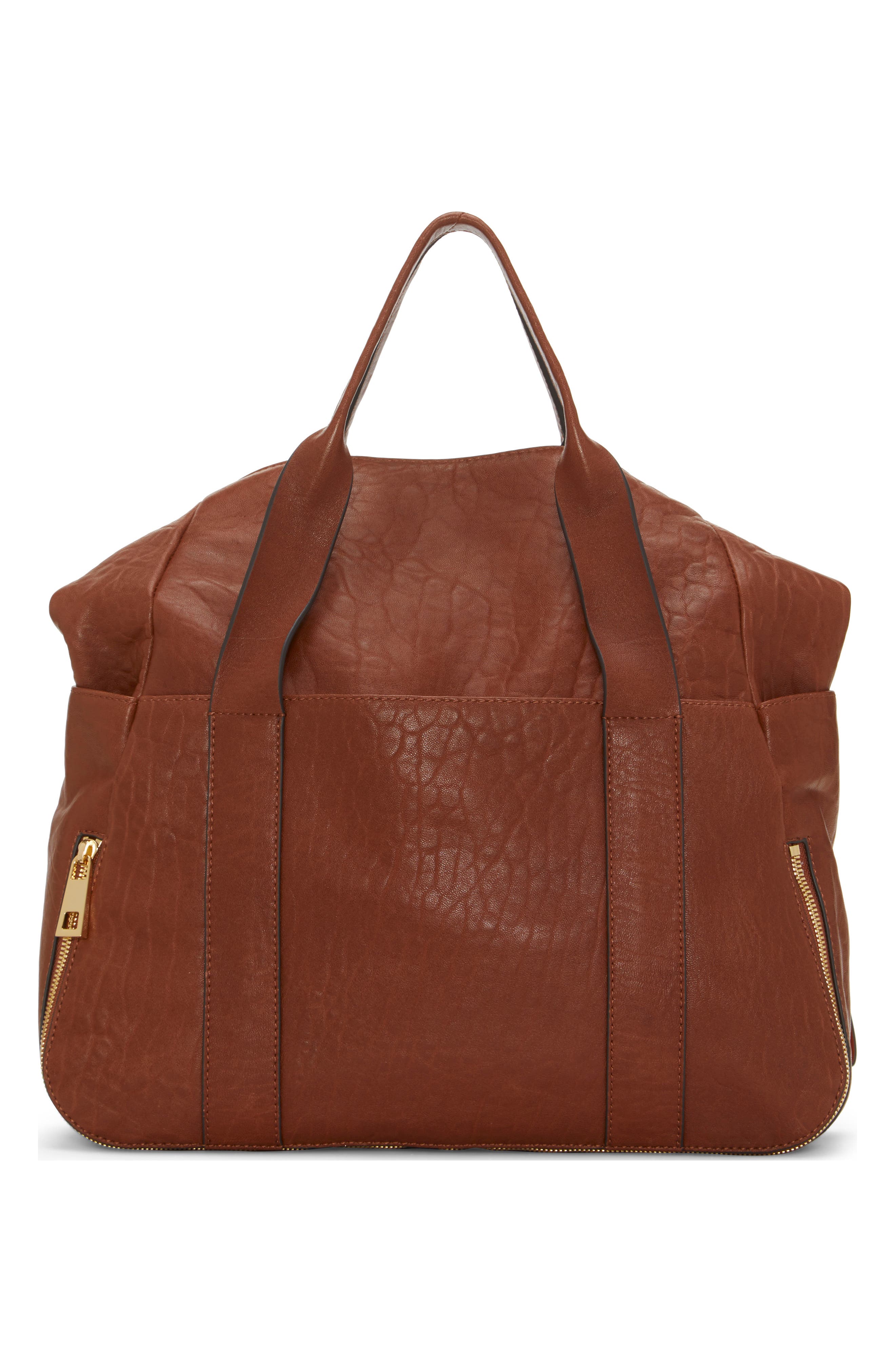 Sonny Leather Tote, Alternate, color, PINE CONE