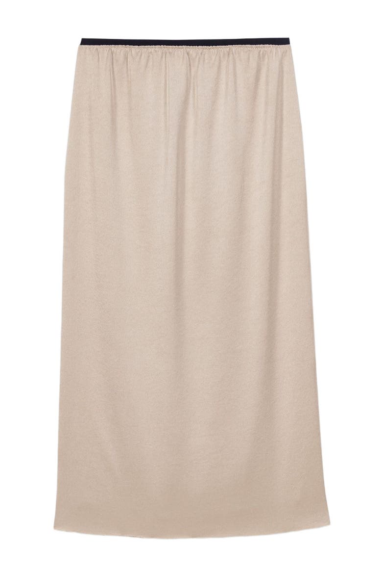 Satin pencil skirt, Alternate, color, Beige