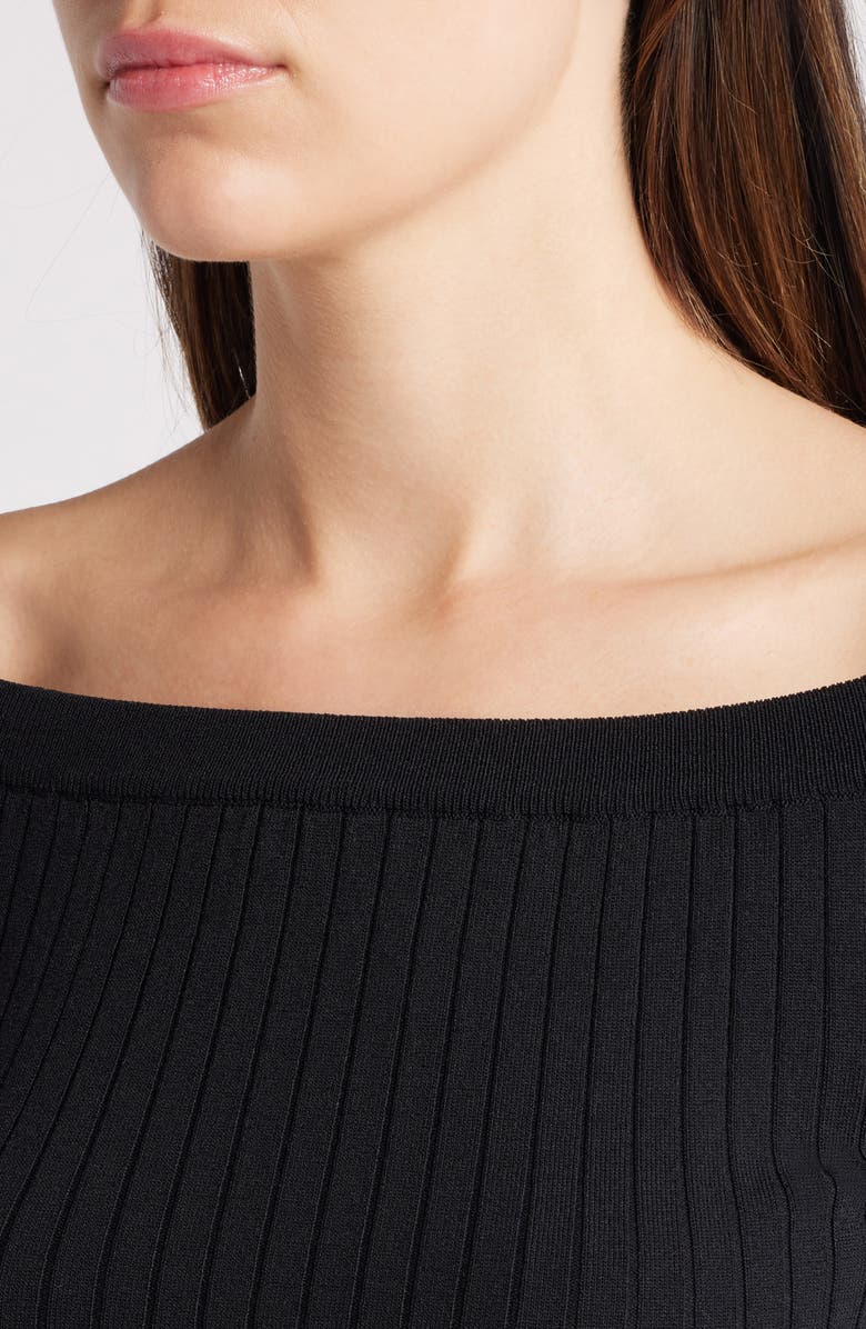RUE SOPHIE Maur Off the Shoulder Rib Top, Alternate, color,
