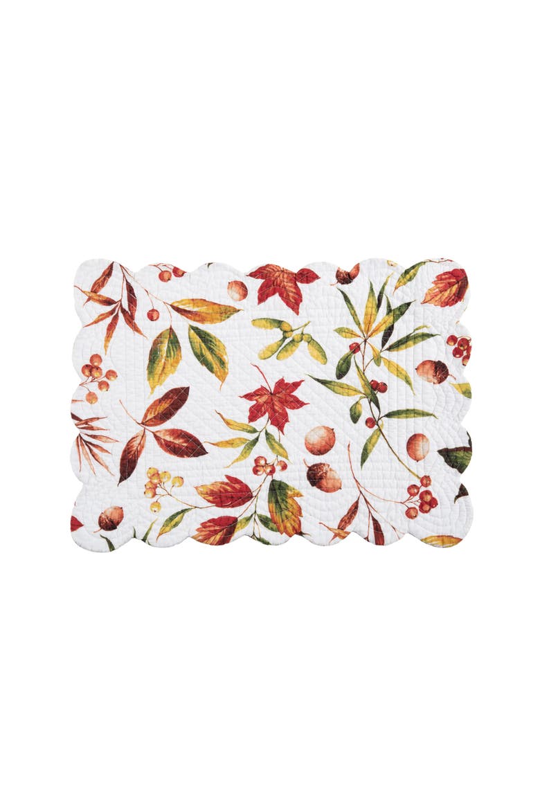 Camilla Placemats Set of 6, 13" x 19", Alternate, color, Orange