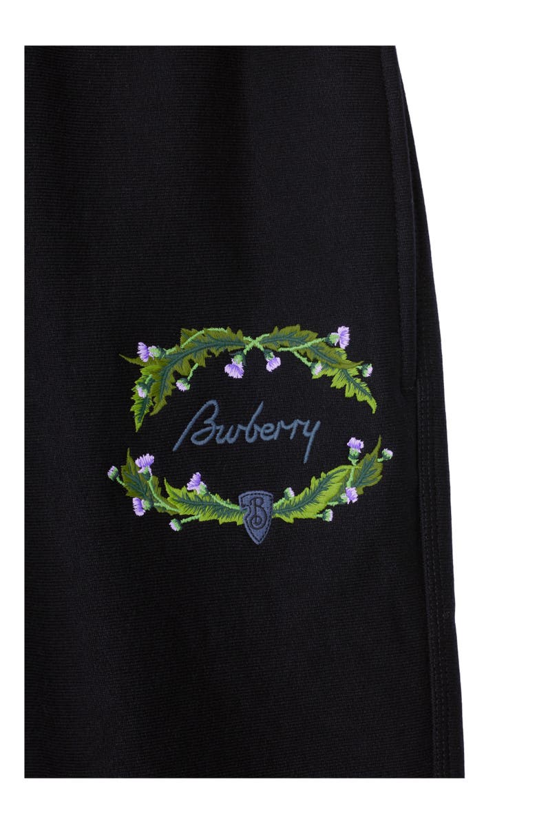 Burberry Thistle Logo Cotton Blend Jogging Pants, Alternate, color, 