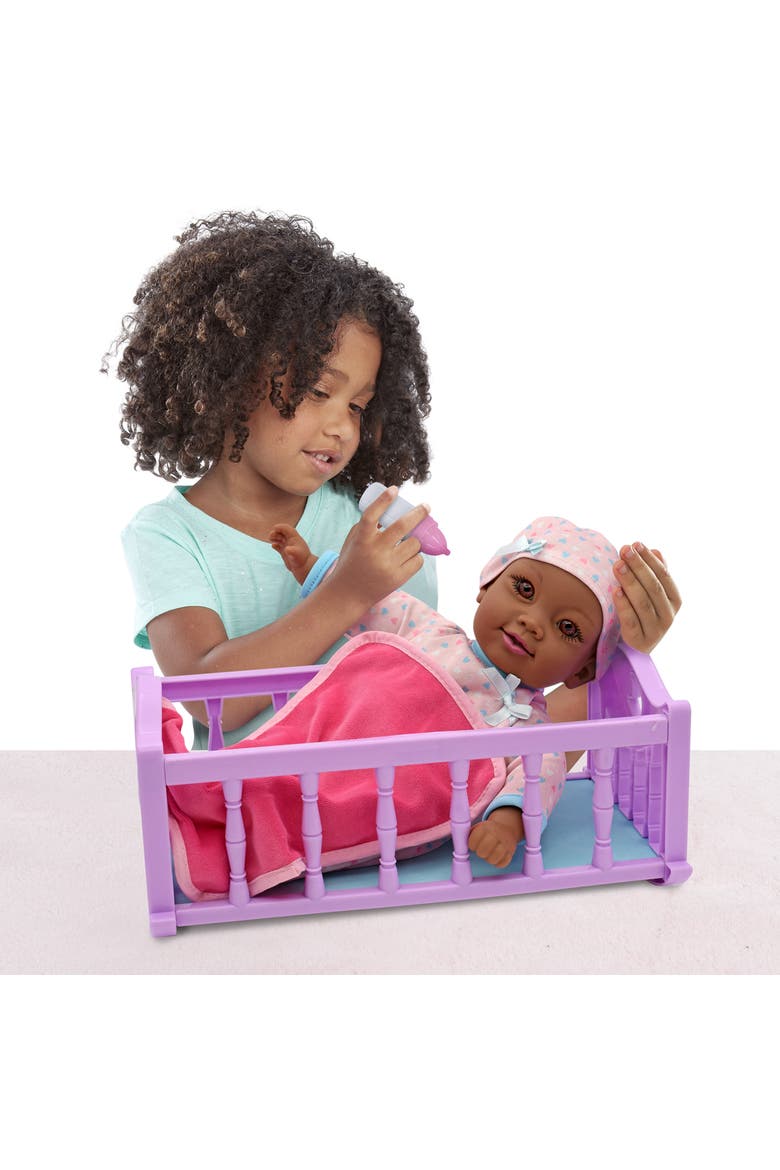 12" Crib Time Fun Aa Talking Baby Doll 2+, Alternate, color, Multicolored