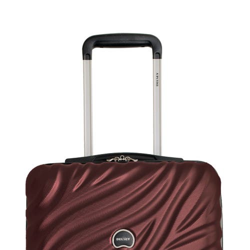 Delsey Paris Alexis Hardside 3-piece (21"/25"/29") Expandable Spinner Luggage Set In Burgundy