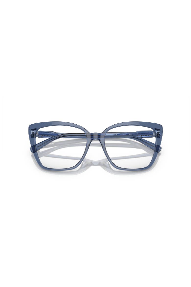 53mm Square optical glasses, Alternate, color, Blue